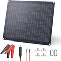 20W 12V Solar Battery Charger Trickle Maintainer - Compact Panel
