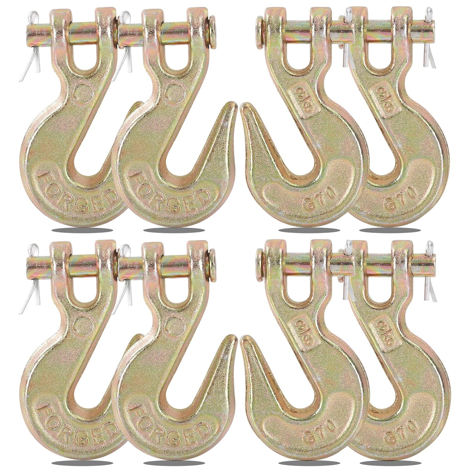 3/8 Inch Heavy Duty Clevis Grab Hooks for Secure Transport