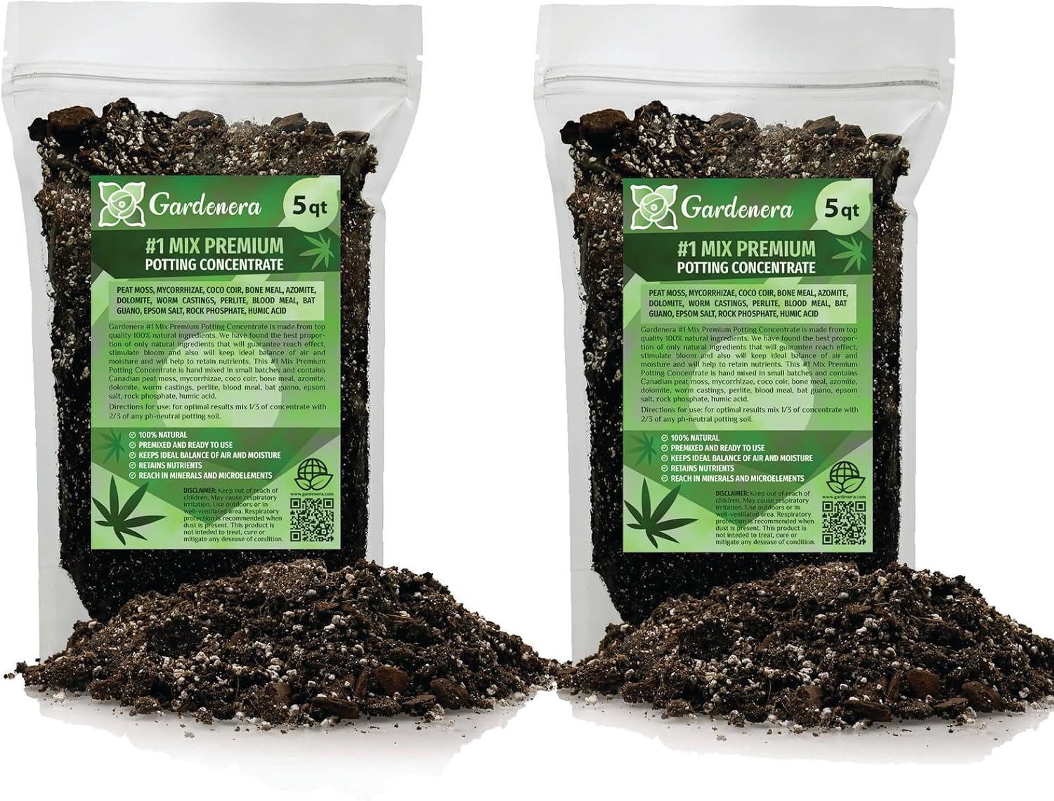 Gardenera Premium Just-Add-Water Potting Soil Mix for Hemp Plants