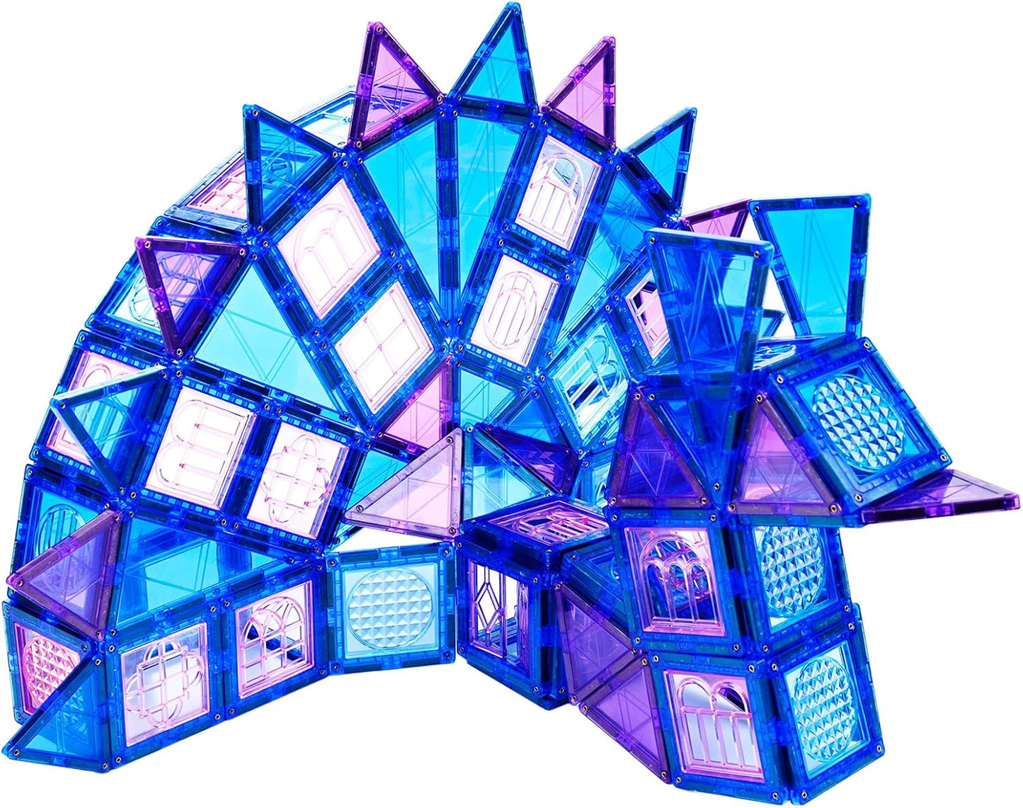 MAGBLOCK 102Pcs Magnetic Tiles for Creative Building Fun