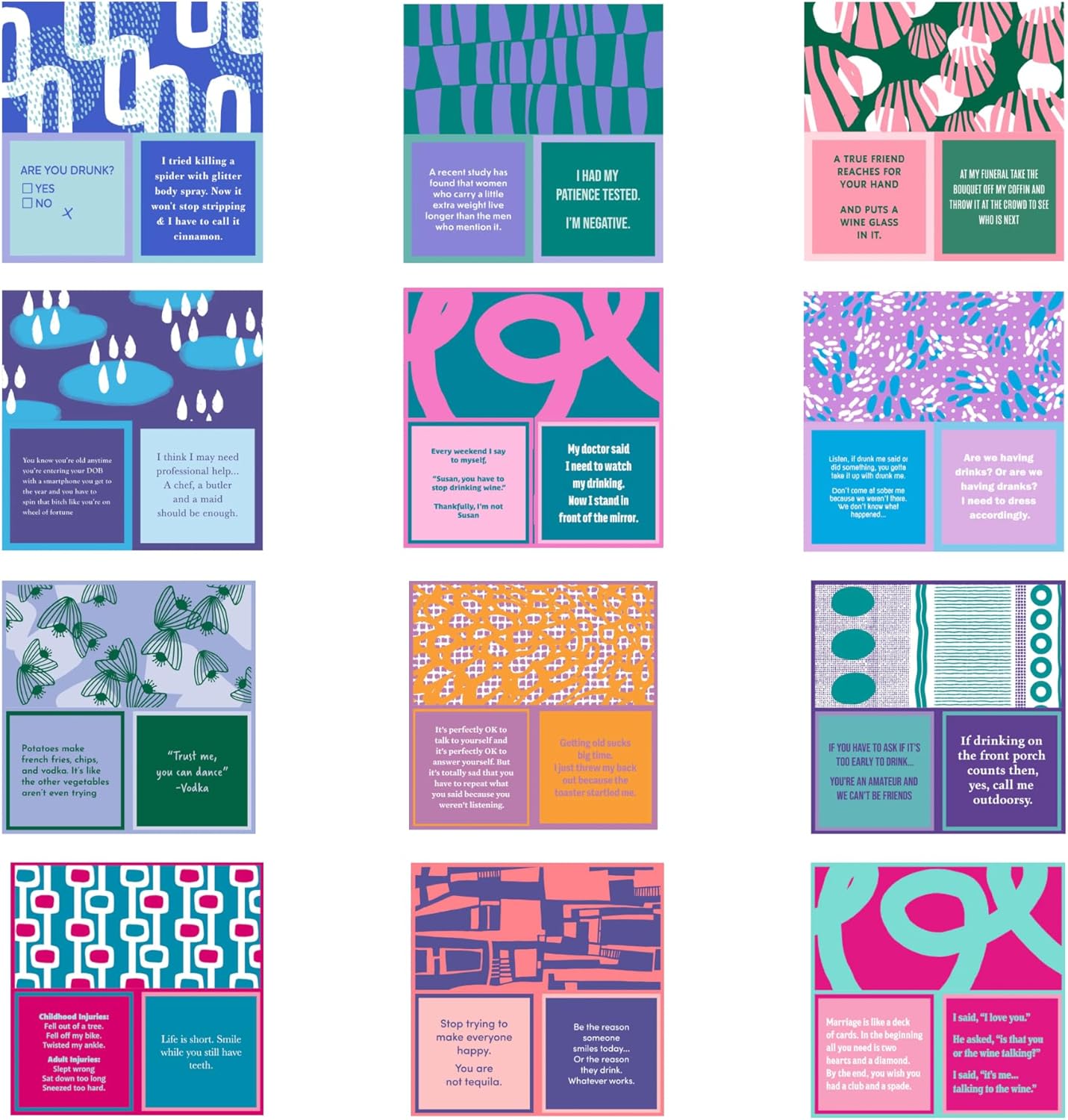 DRINKS ON ME: 20 Hilarious 5x5 Funny Napkins for Fun Parties!