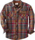 Men's Heavyweight Flannel Shirt 100% Cotton - Durable Warmth