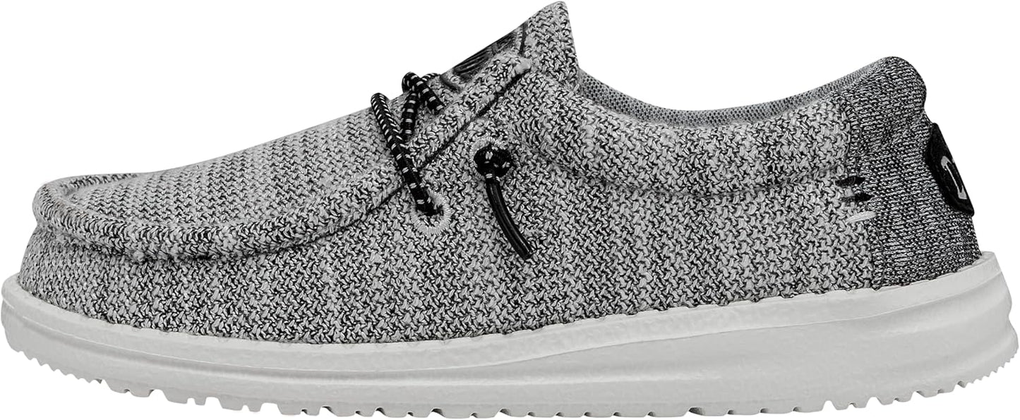 Hey Dude Kids Wally Youth Stretch Shoes for Comfort and Style