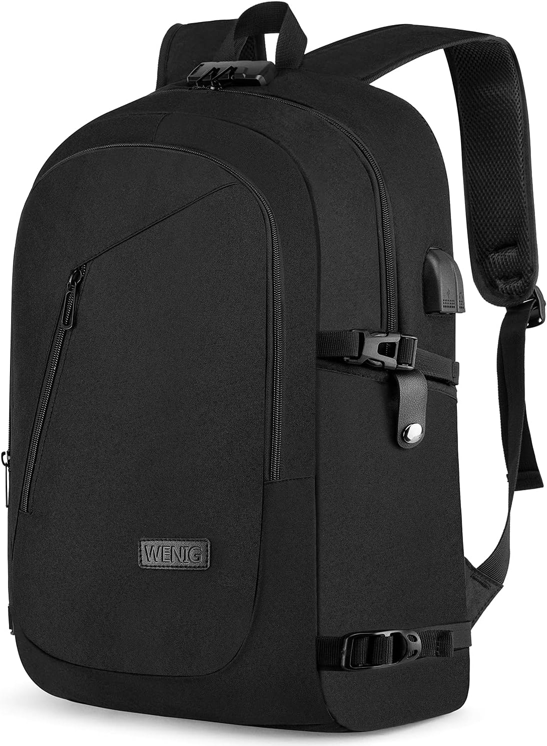 Large Travel Laptop Backpack with USB Charging Port for Men