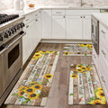 Likiyol Sunflower Kitchen Mats for Floor - Comfort & Style