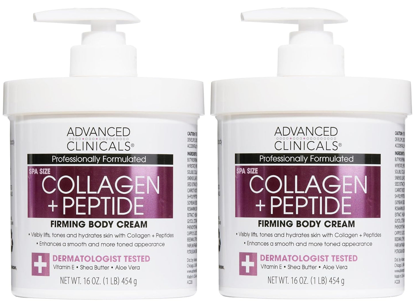 Collagen Peptides Body Lotion & Face Moisturizer for All Skin Types