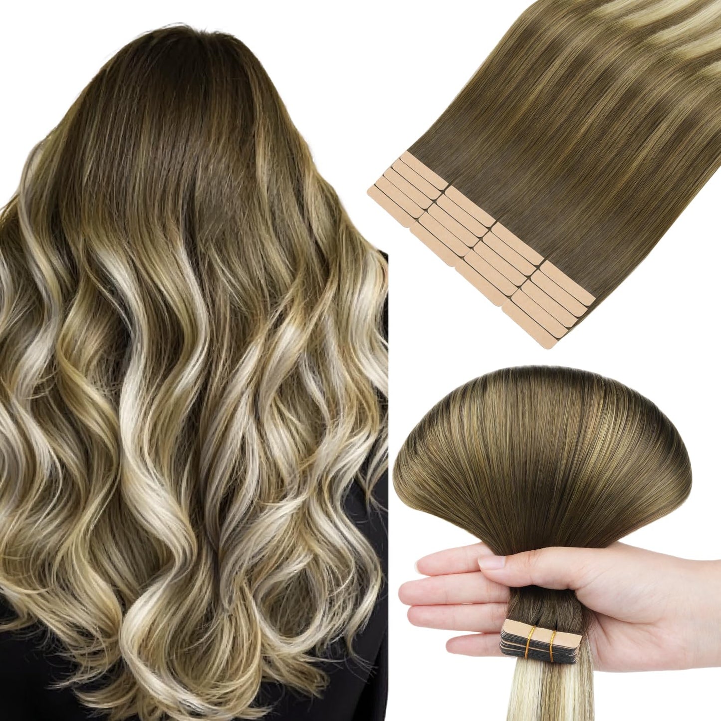 HOTBANANA Tape in Hair Extensions for Stunning Ombre Styles