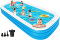 Large Inflatable Pool for Adults 150in x 74in x 22in - Family Pool