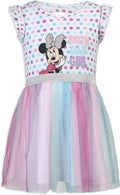 Disney Minnie Mouse Girls Birthday Tutu Dress for Toddlers - Colorful