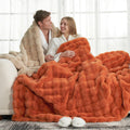 Cozy Bliss Faux Fur Throw Blanket for Ultimate Comfort and Style
