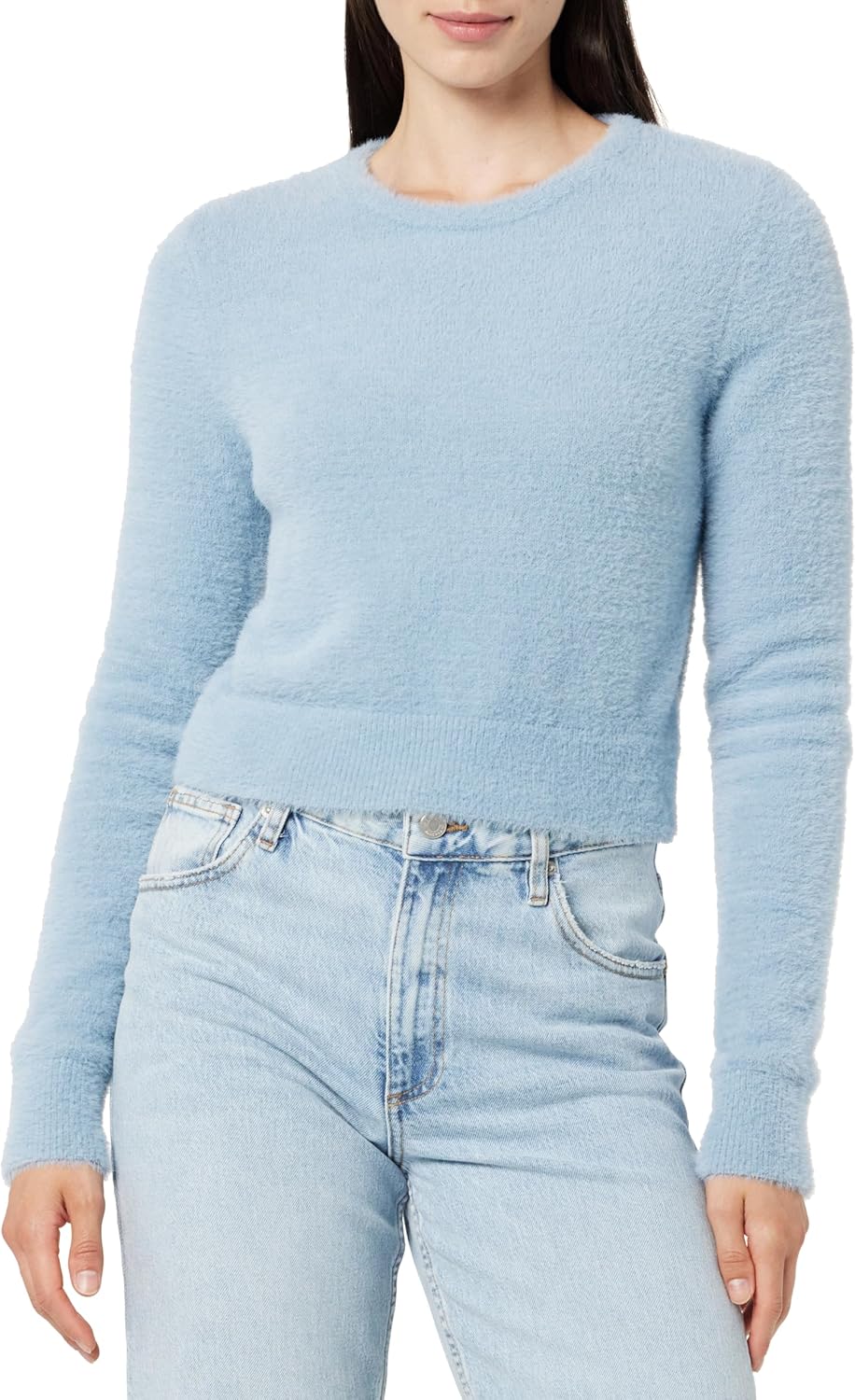 The Drop Women's Juliana Cropped Eyelash Sweater Review