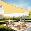 Artpuch Sun Shade Sail 16x16x16 Beige Triangle - Durable UV Protection