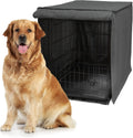Friends Forever Dog Crate Cover 42 inch with Light Blocking Curtain