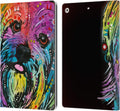 Dean Russo Yorkie Dogs Leather Wallet Case for iPad 10.2 - Hands-Free