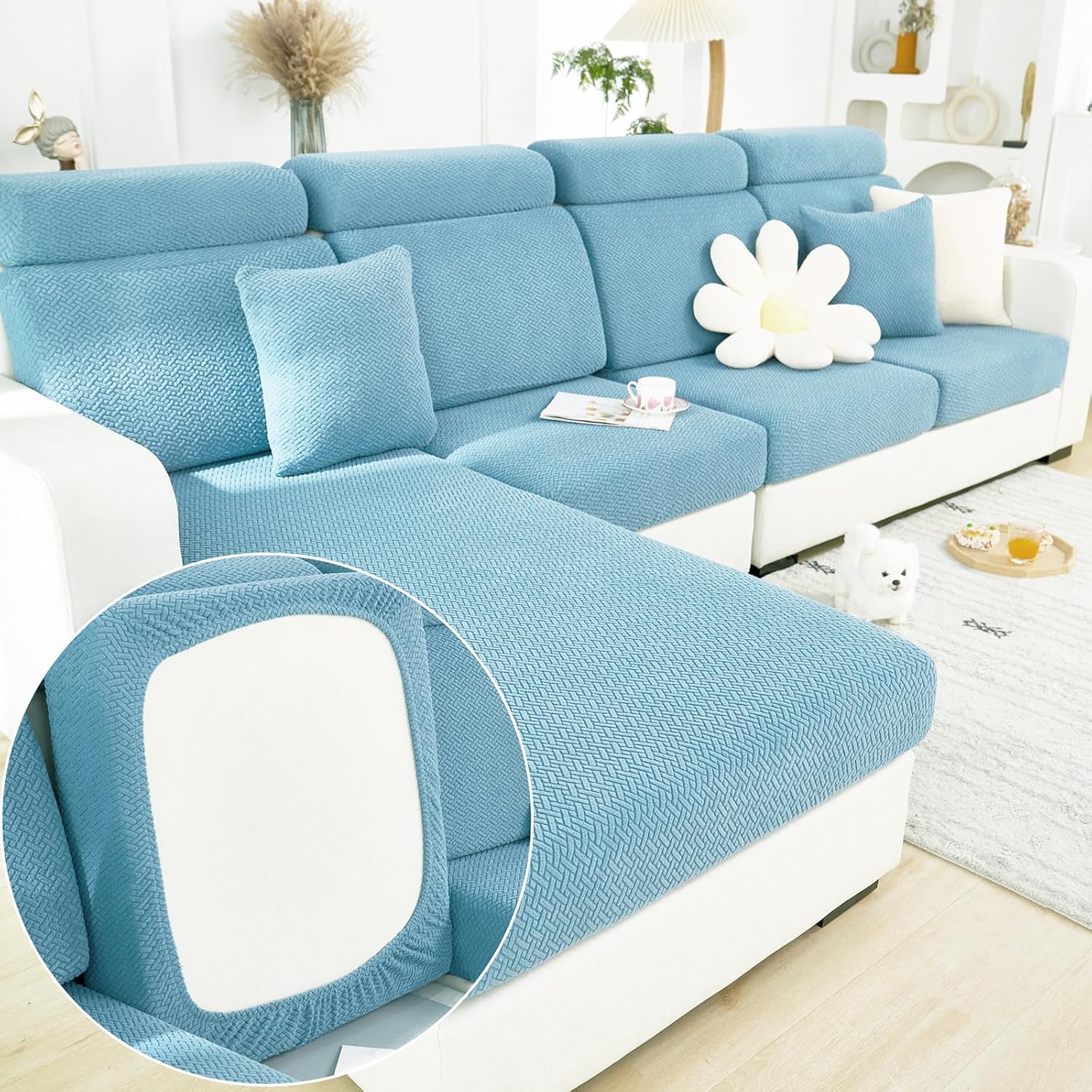 Magic Sofa Covers for Sectional Slipcovers - Wear-Resistant Design