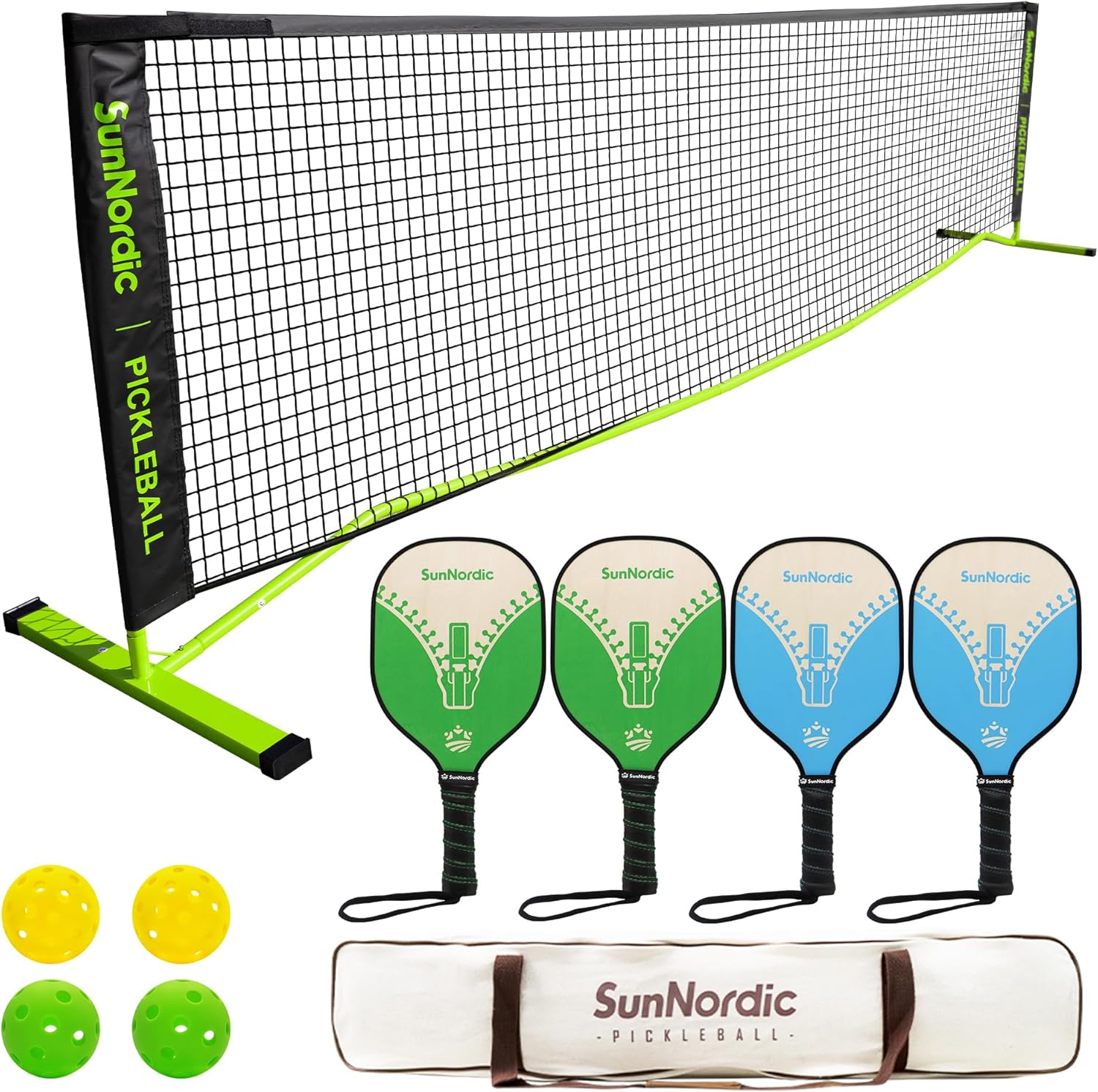 Portable Pickleball Net Set for Family Practice and Fun