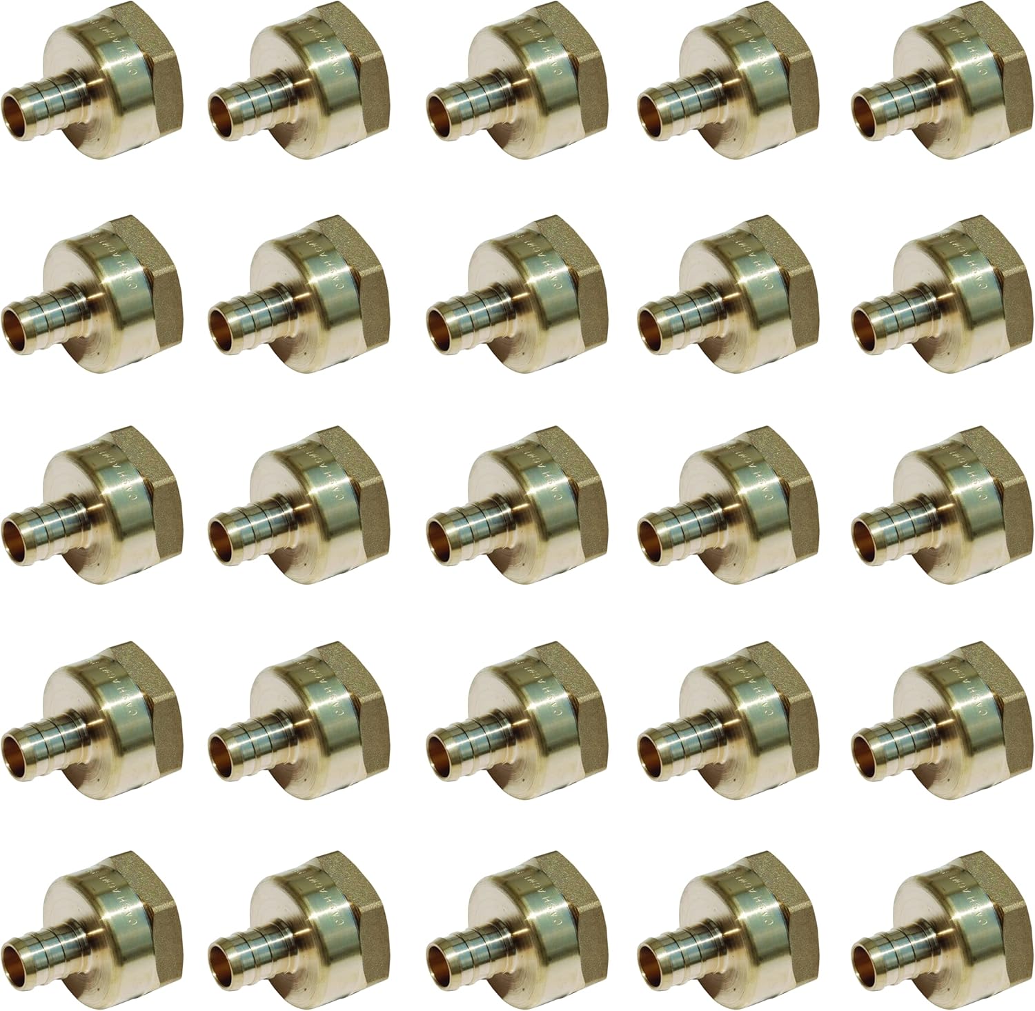 SharkBite Brass Crimp Female Adapter for PEX and Copper