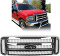 ECOTRIC Front Grille Compatible with Ford 1999-2004 F250 F350 Super