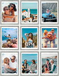 Vittanly 12x16 Picture Frames Set of 9 for Wall Display
