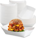 Fit Meal Prep 3 lb Paper Food Boats 500 Pack - Sturdy Disposable Trays