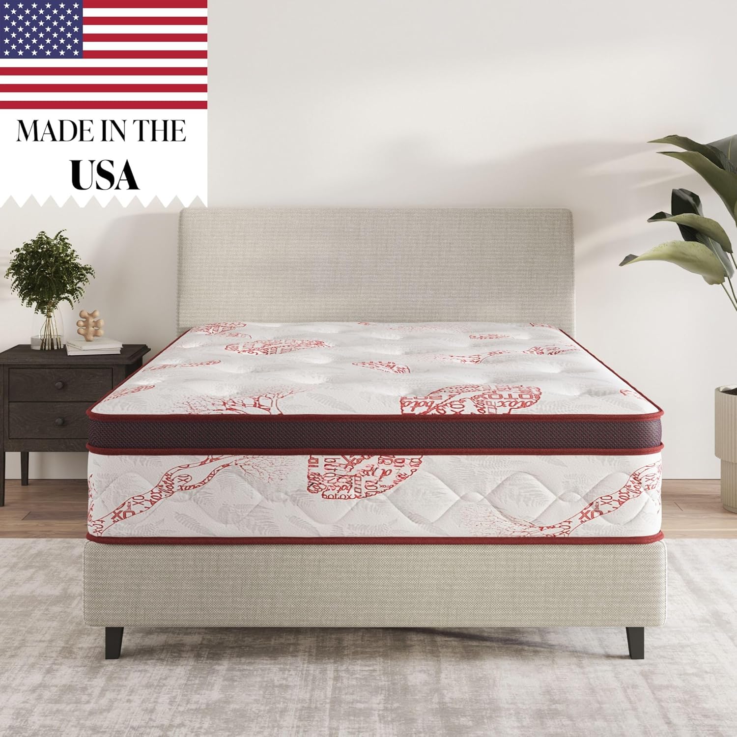 Ottomanson Full 13in Luxury Eurotop Mattress for Ultimate Comfort
