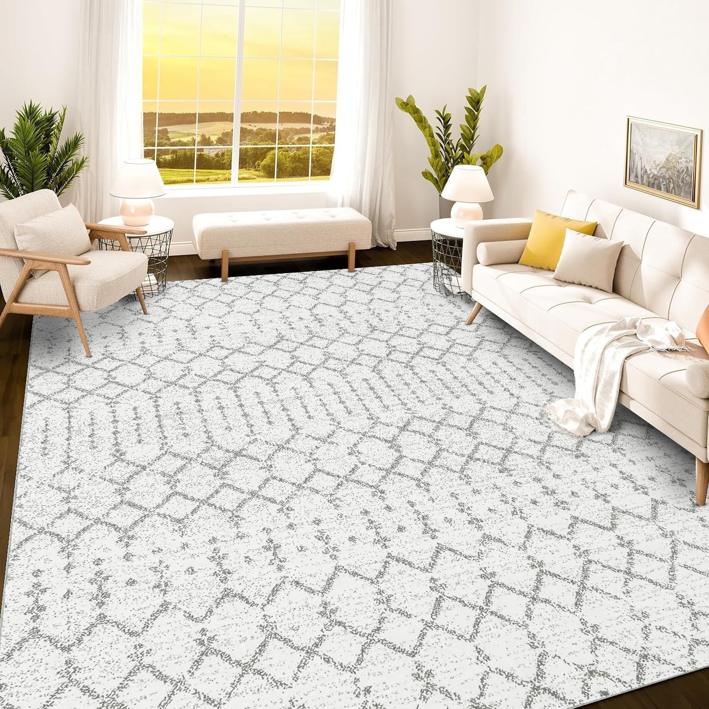Istana 9x12 Area Rug - Stylish and Eco-Friendly Living Room Rug