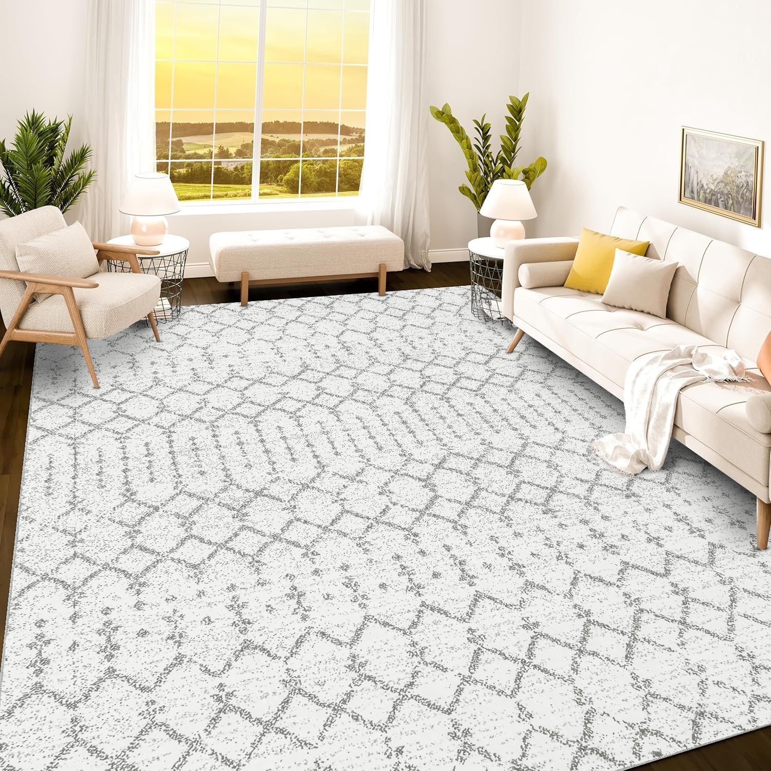 Istana 8x10 Area Rug - Stylish and Eco-Friendly Living Room Rug