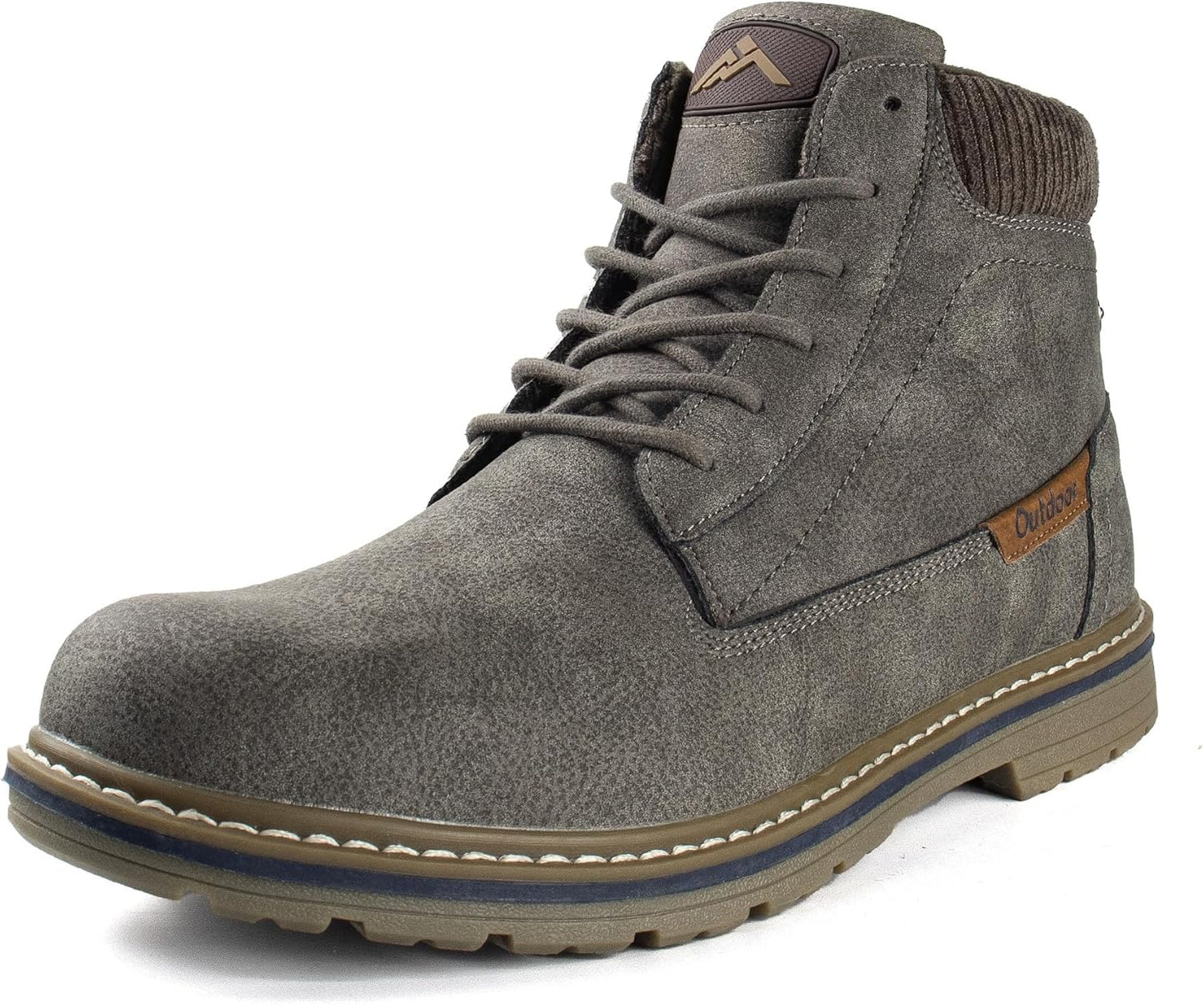 CC-Los Men's Winter Snow Boots with Sherpa Fleece Lining