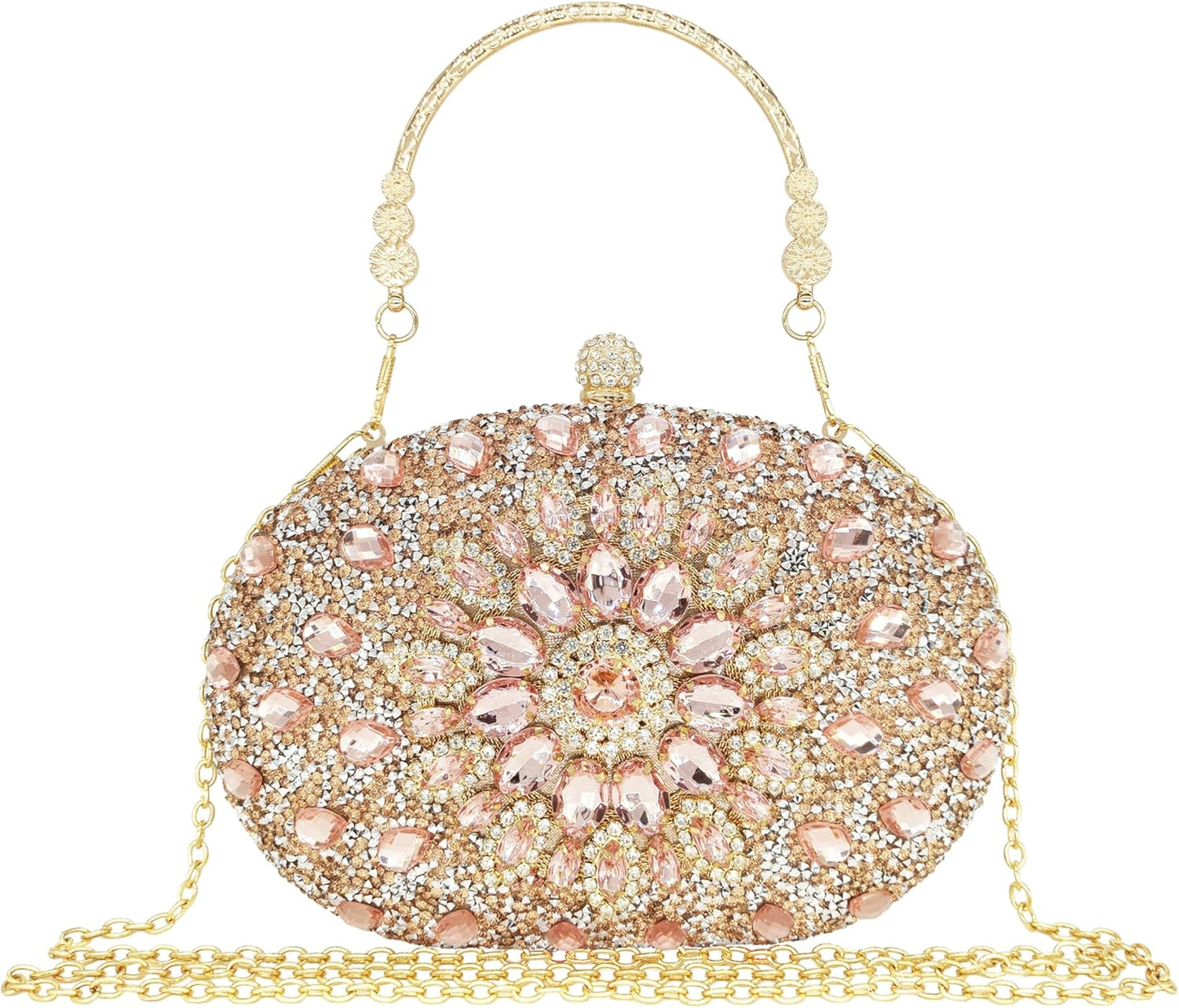 Rhinestone Clutch Purses for Women Evening Wedding Formal Bag