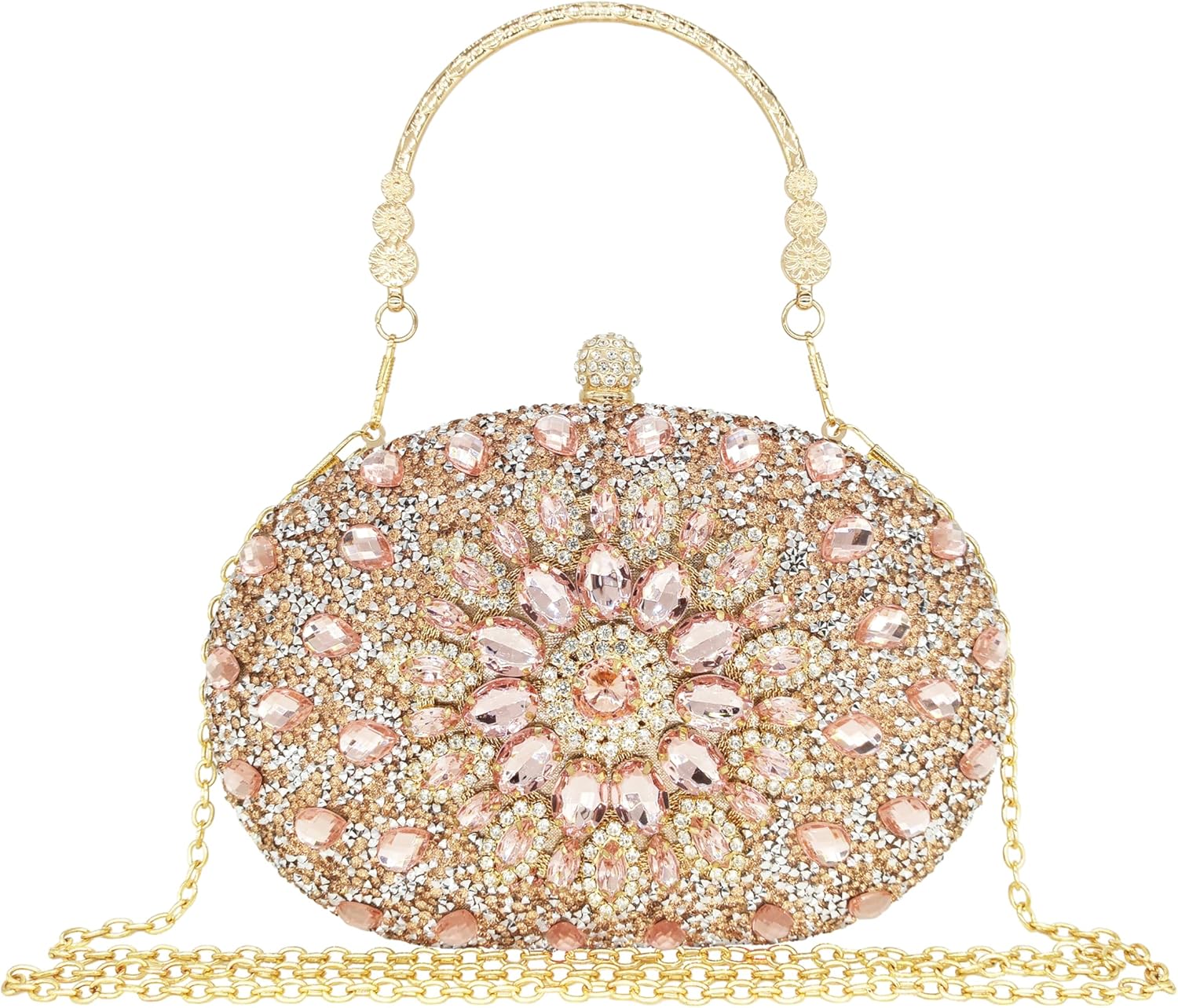 Rhinestone Clutch Purses for Women Evening Wedding Formal Bag
