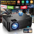 5G WiFi Bluetooth Native 1080P Projector - Big Screen Home Theater