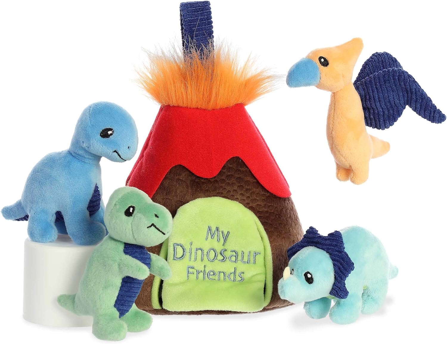 Interactive Dinosaur Stuffed Toy - Sensory & Learning Fun!