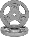 Durable Standard 1-Inch Weight Plates by CAP Barbell for Fitness