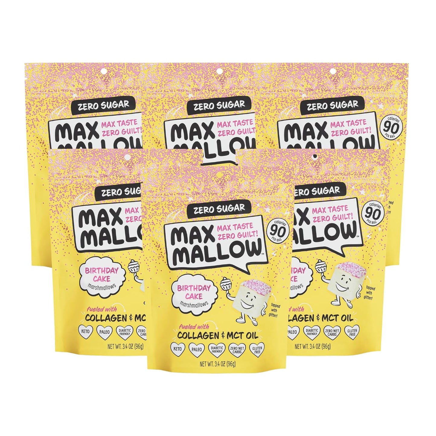 Max Mallow Sugar Free Marshmallows - Keto Friendly Treats