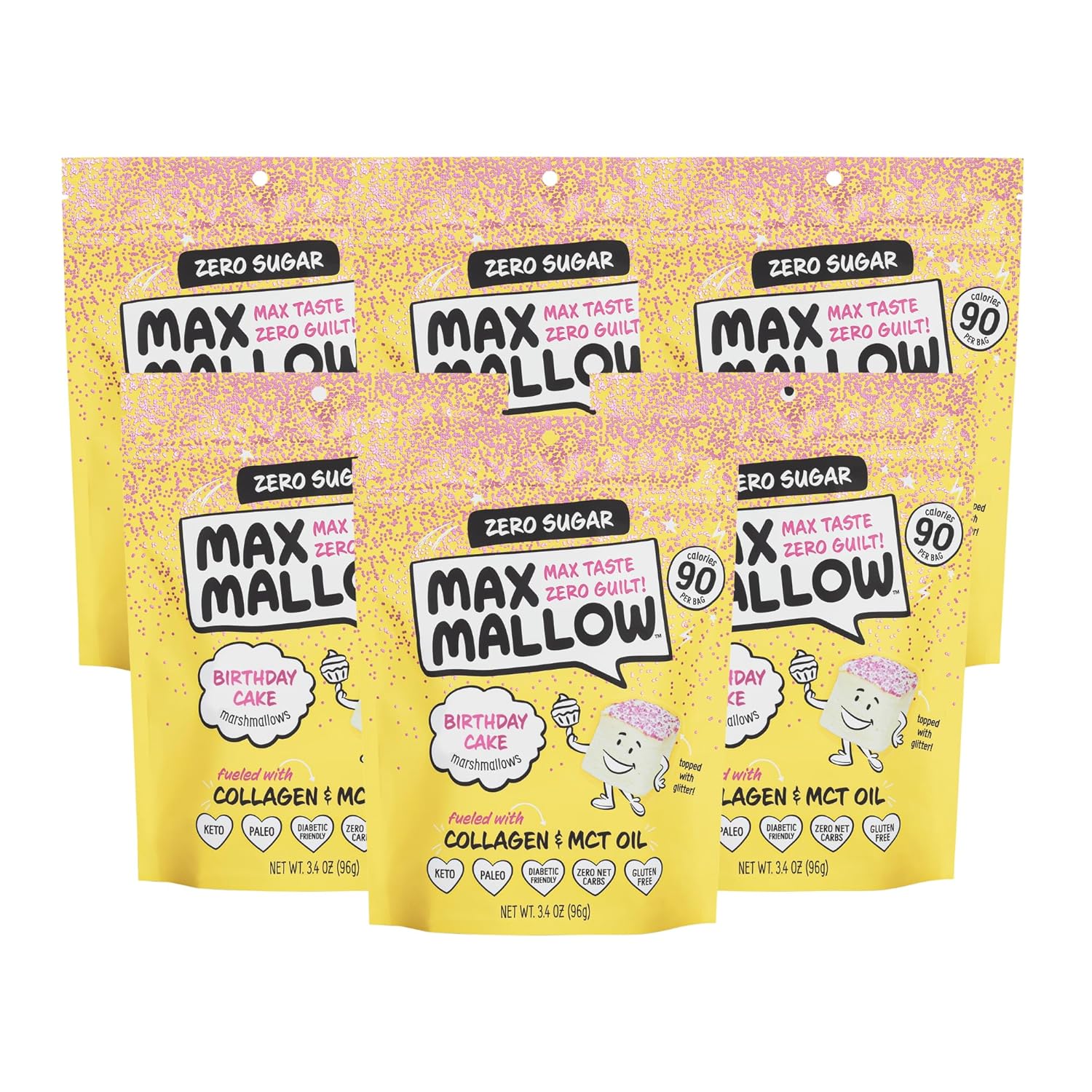 Max Mallow Sugar Free Marshmallows - Keto Friendly Treats