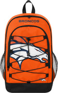 Denver Broncos NFL Big Logo Bungee Backpack - Team Pride on the Go