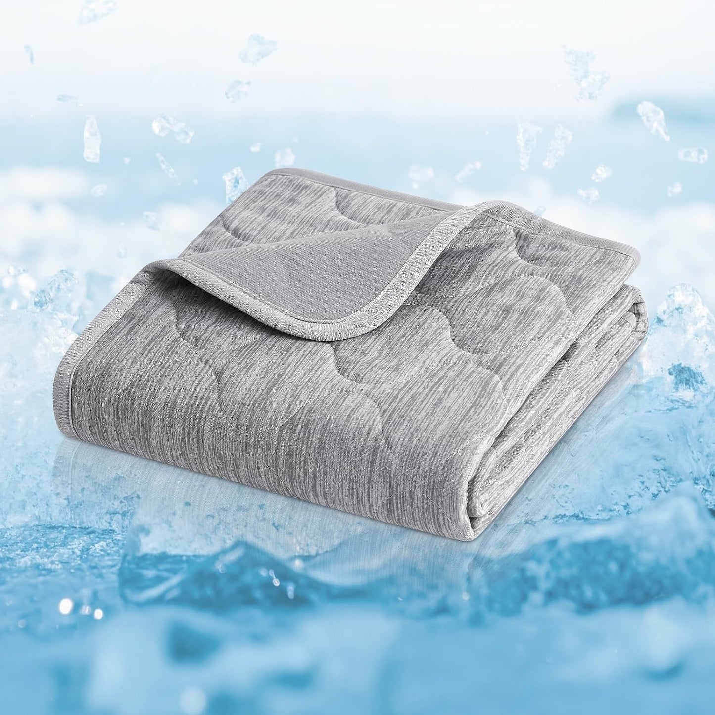 Cozy Bliss Leakproof Cooling Blanket for Medium Dogs & Cats