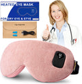 Heated Eye Mask for Warm Compress - Moist Heat Relief for Dry Eyes