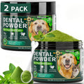 Dog Dental Powder 2 Pack - Natural Plaque & Breath Control