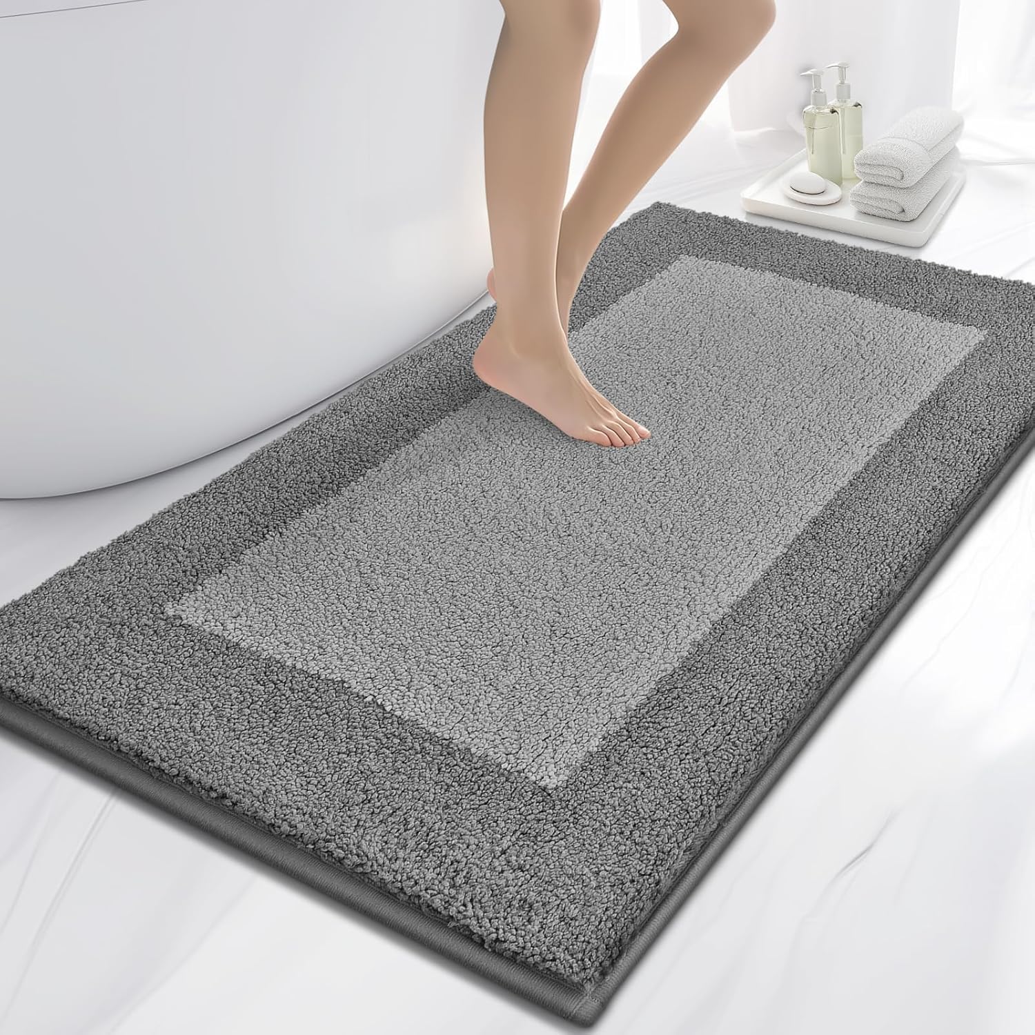 Non-Slip Extra Soft Bath Rugs 30in x 60in for Comfort