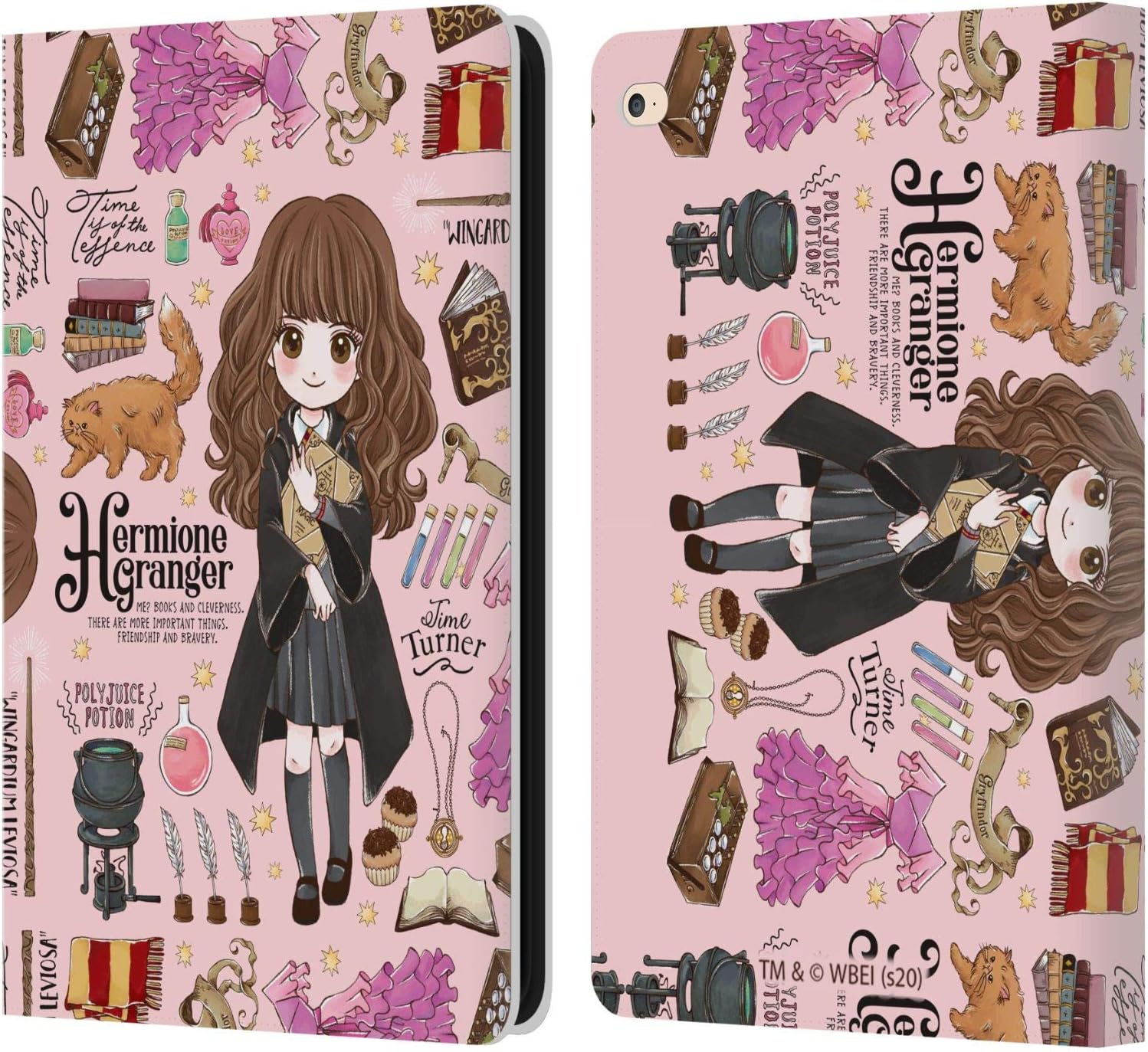 Harry Potter Hermione Pattern Leather Wallet Case for iPad Air 2