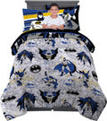 Franco Kids Bedding Super Soft Comforter and Sheet Set Twin - Batman