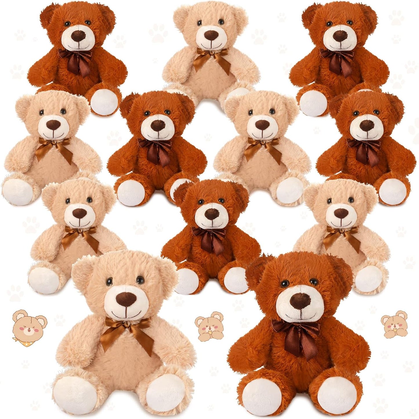 12 Pcs 14 Inch Bear Stuffed Animals for Graduation Gifts