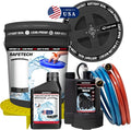 Tankless Water Heater Flushing Kit with Screw-Top Lid - Complete