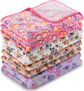 Tatuo 4 Pcs Dog Blanket for Pet Puppy Teething Toys