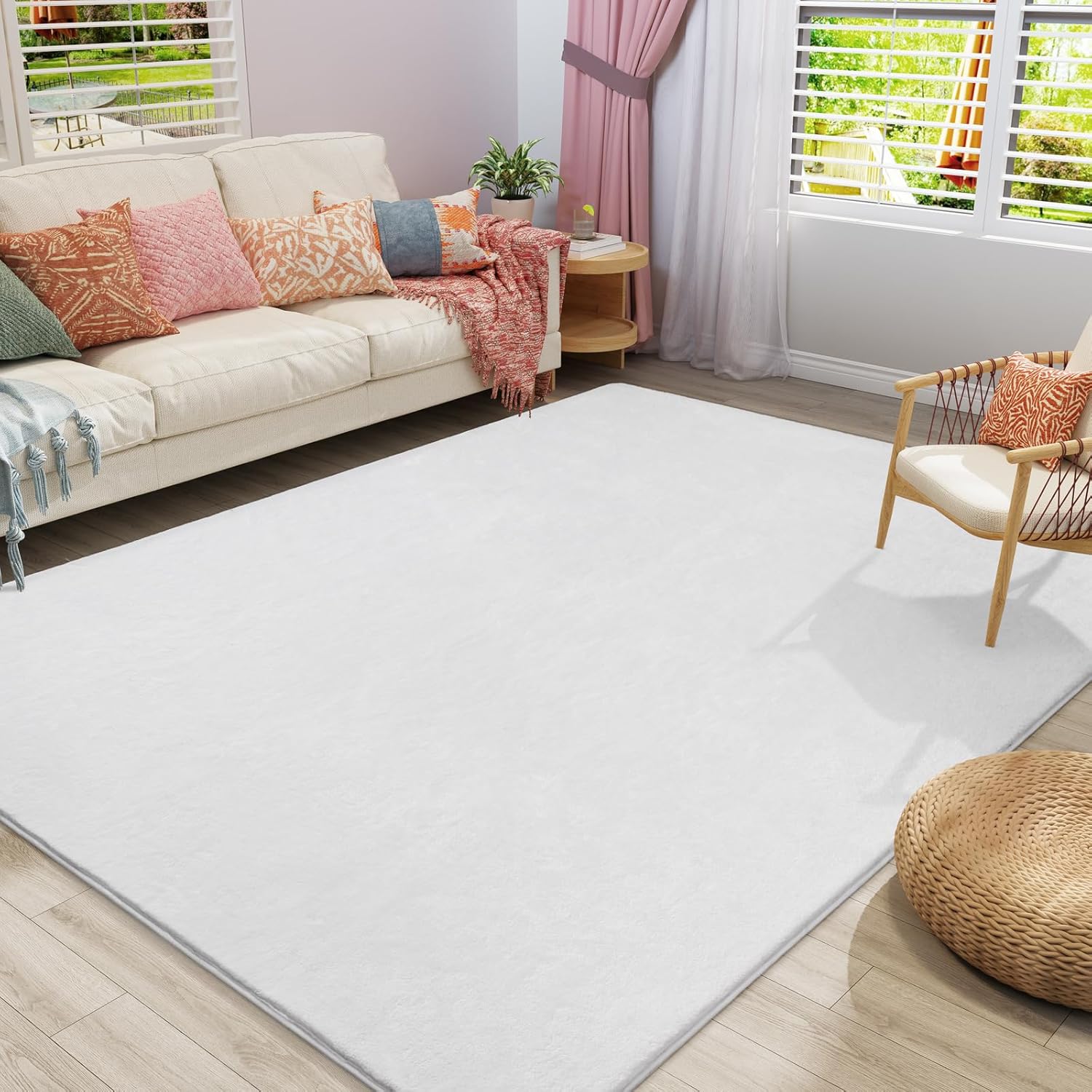 Large Modern Area Rugs for Bedroom Living Room, 6x9 Feet