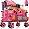 220L Collapsible Wagon Cart Foldable - Heavy Duty Beach Wagon