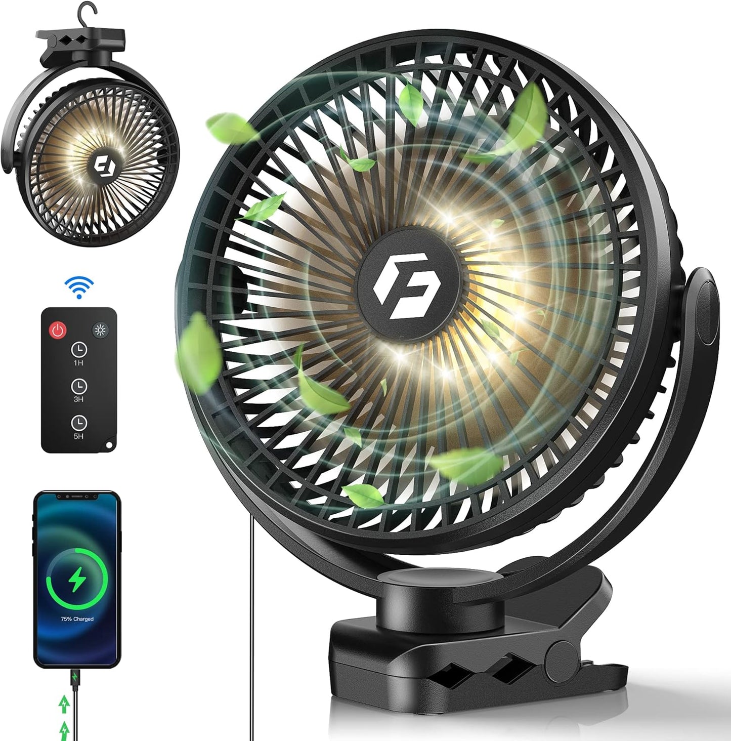 Frizcol 8 Portable Fan - Stay Cool Anywhere!