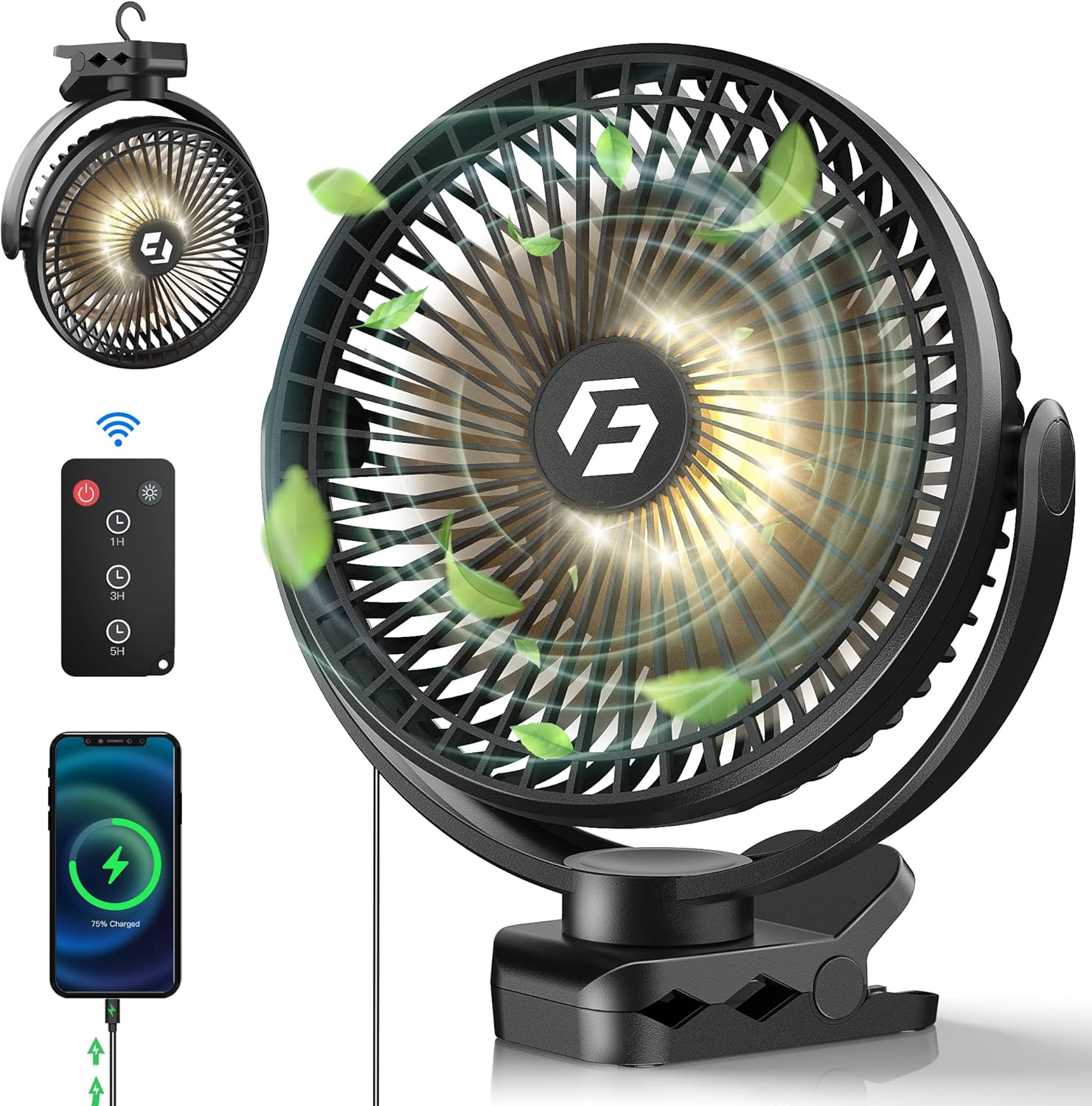 Frizcol 8 Portable Fan - Stay Cool Anywhere!
