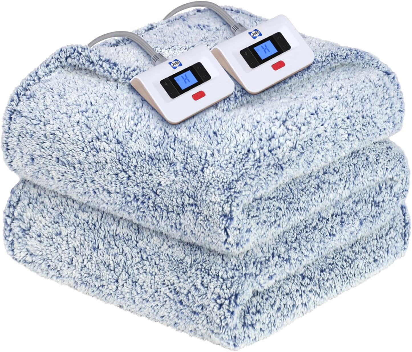 SEALY Electric Blanket Queen Size with Dual Control & Safety Features